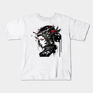 Cyberpunk Maiko Kids T-Shirt